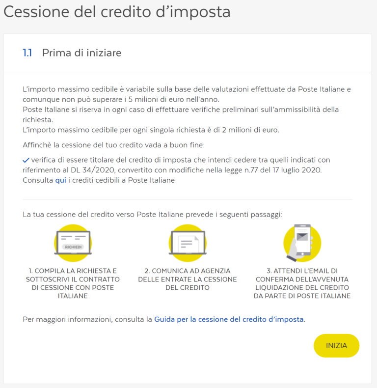 Come Fare il Contratto di Cessione del Credito con Poste Italiane