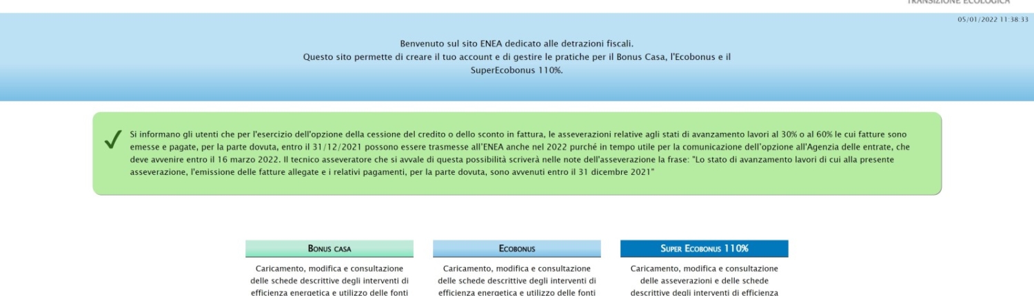 Come fare Asseverazione Superbonus 110 2 come fare asseverazione superbonus 110 - sito enea detrazionifiscali.enea.it