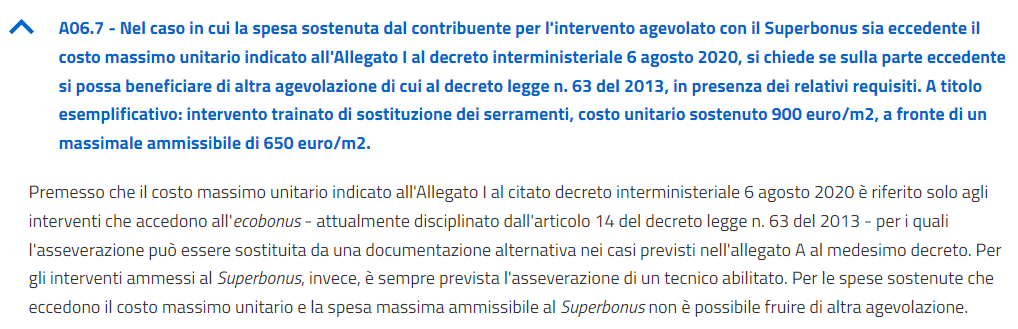 Spesa Eccedente Superbonus 110 2 spesa eccedente superbonus 110 FAQ MiSE