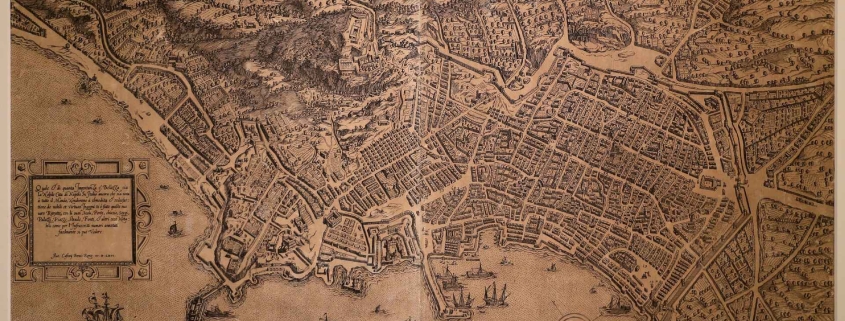 Stato Legittimo dell'Immobile e Foto Aeree 87 Stato Legittimo dell'Immobile e Foto Aeree - Étienne du pérac, pianta della città di napoli, 1566 (napoli, certosa di san martino