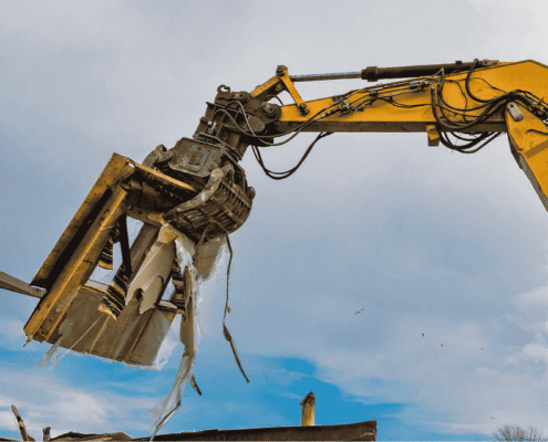 demolizione e ricostruzione